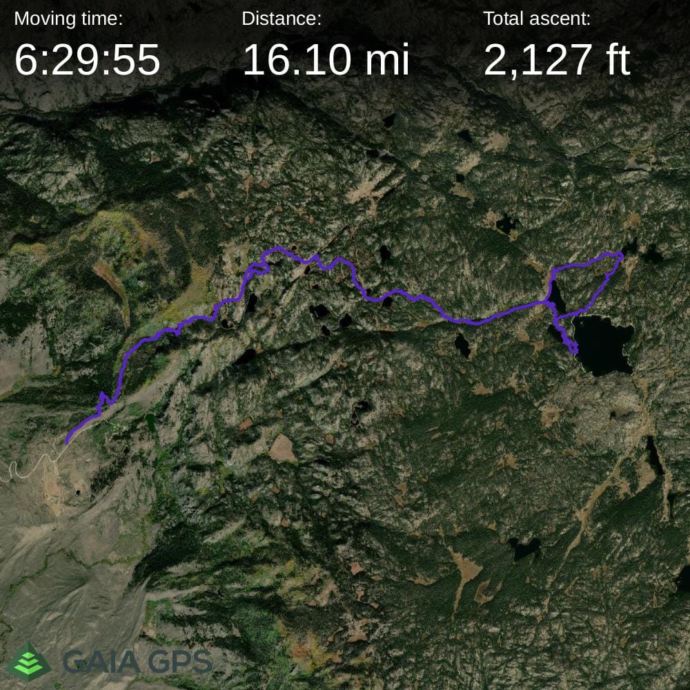 Wind River Mountains: Scab Creek Trailhead 8/15/22